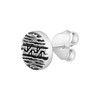 cai 274220235 Men's Single Stud Earrings 925 Sterling Silver 0.8