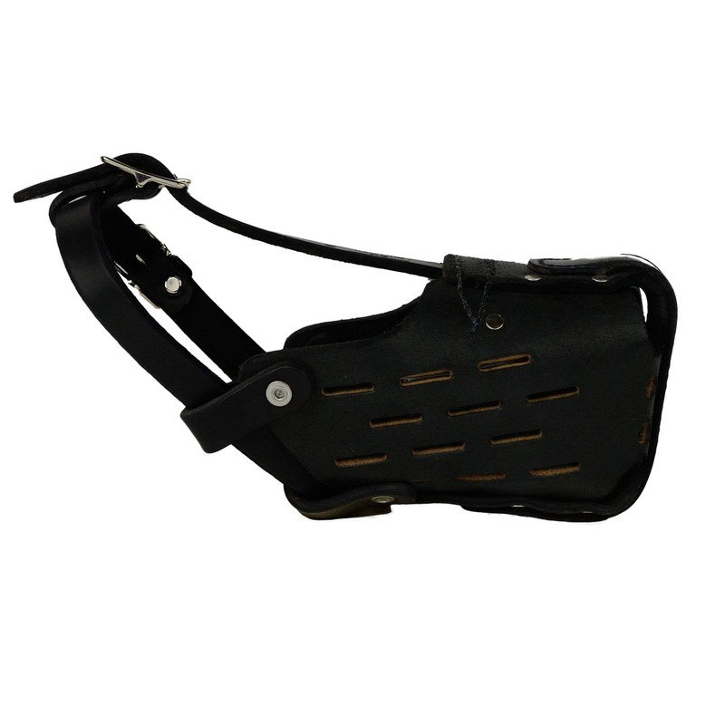 RedLine K-9 Leather Dog Muzzle (Medium)