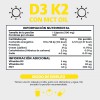 Vitamina D3 + Vitamina K2 + Mct Oil | Sin