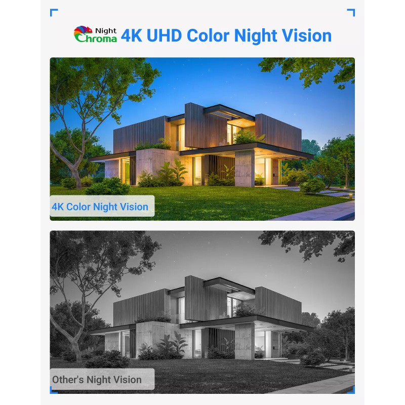 ANNKE 4K POE Security IP Camera Color Night Vision Human/Vehicle