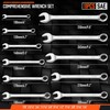 HORUSDY 22-Piece Wrench Set | Metric & SAE Combination Wrench
