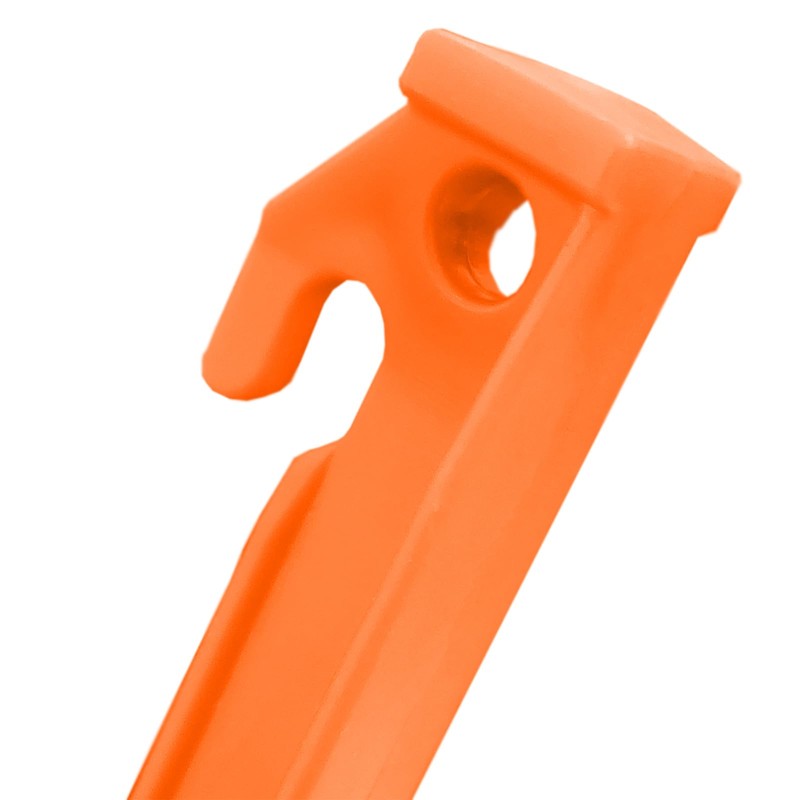 24 Pcs 9 Inch (225mm) Durable Tent Pegs Plastic Spike