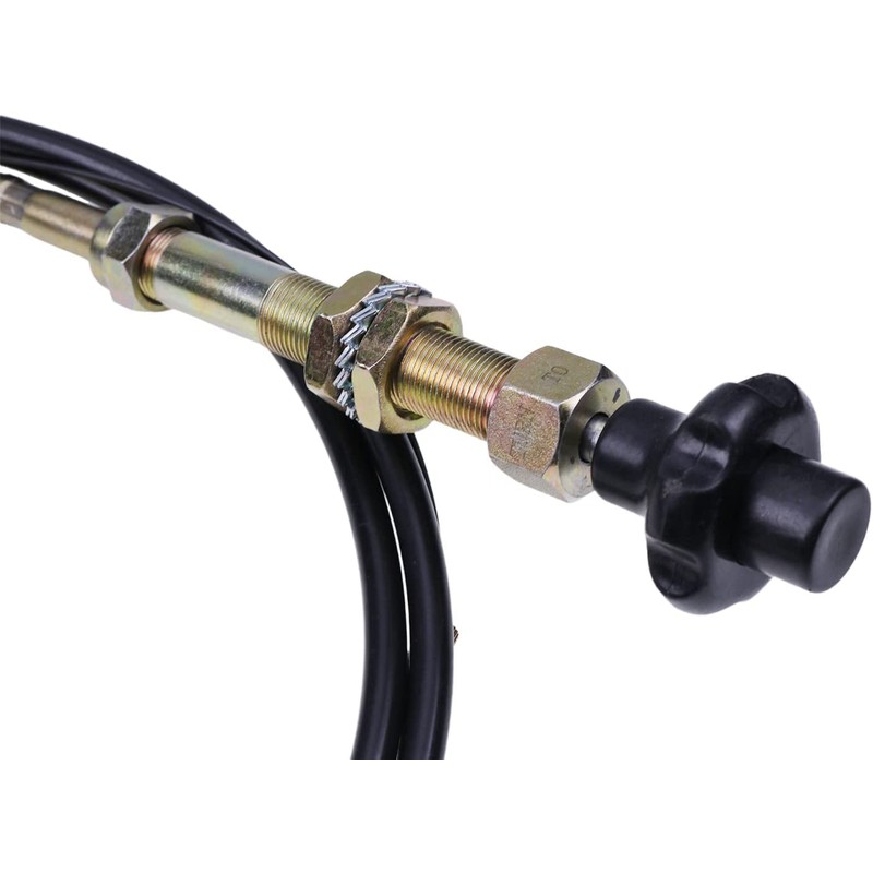 DVPARTS 10FT Heavy Duty Vernier Locking Throttle Cable 55204 VCGTX10