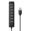 Steren USB-537 Hub de 7 Puertos USB 2.0 C/Eliminador