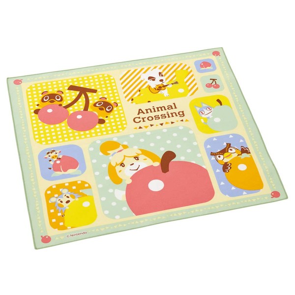 Skater KB4-A Lunch Cloth, 16.9 x 16.9 inches (43 x 43 cm), Animal Cross, Girls, Made in Japan