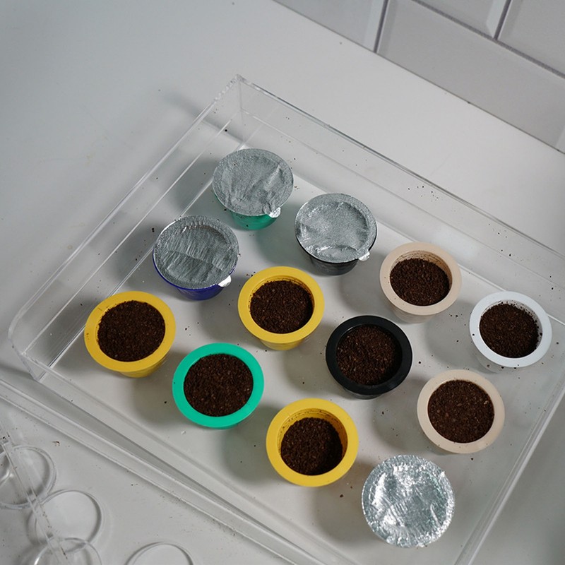 12 Holes Manual Coffee Capsules Filling Board Reusable Coffee Capsule