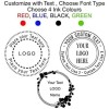 Ideal 400R Custom Initials Stamp - Custom Self Inking Stamp