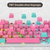 Ussixchare Full Size Mechanical Keyboard, Creamy Keyboard with Number Pad,