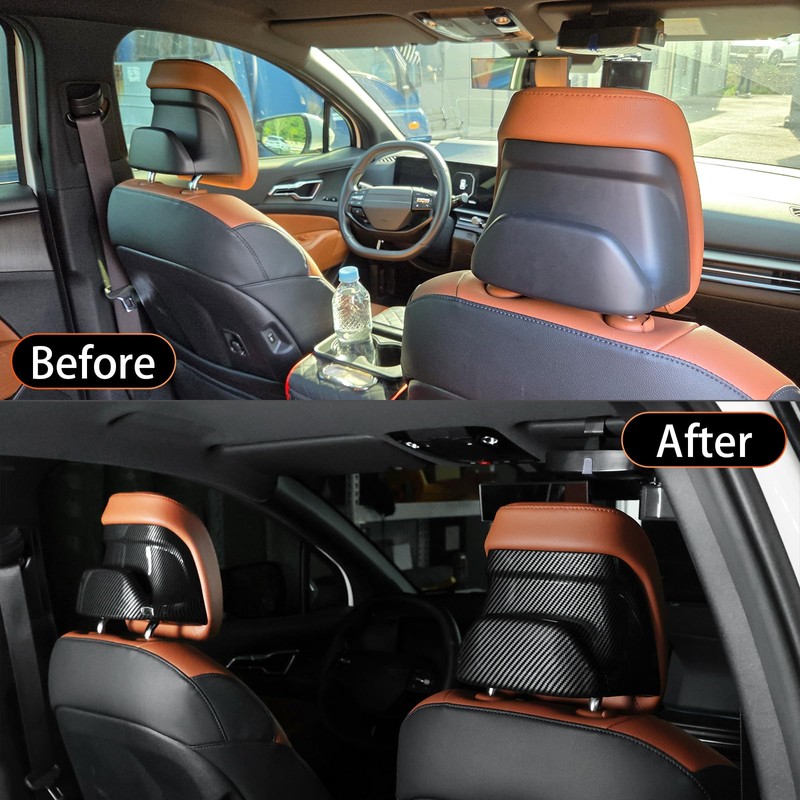 YOUTOOCAR 4PCS Car Headrest Rear Side Covers Compatible with Kia