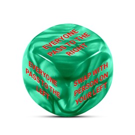 Santa Swap Gift Exchange Dice, Stocking Stuffers for Women Men Adults, Christmas Games for Family Party, Christmas Dice Gift Exchange Party Favors, White Elephant Gifts for Adults, Xmas Gifts for Men