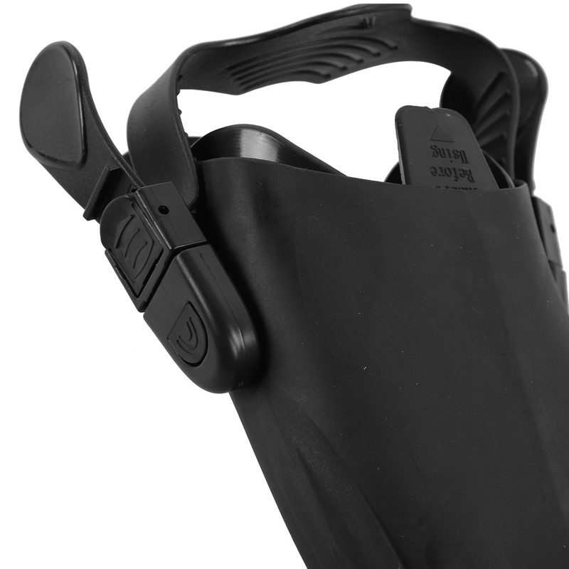 1 Pair Adjustable Swimming Fins TPR Open Heel Long Diving