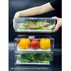 Femoliyes Refrigerator Organizers and Storage Drawer, Stackable Fruit Storage Containers