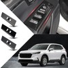 MUXEE 4pc Window Lift Switch Panel Cover Interior Decoration for