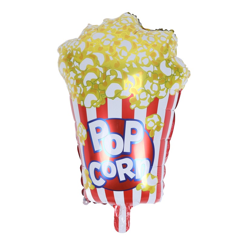 10pcs Popcorn Party Balloons Reusable Movie Theme Party Decoration Balloons