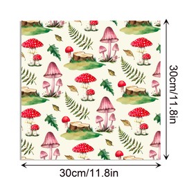 JOINFANXIN Mushroom Scrapbook Paper Pad, 24Pcs Watercolor Mushroom Pattern, Double-Sided Decopodge Paper, Cardstock Paper for Scrapbooking DIY Decorative Background Cardmaking Supplies Craft Paper