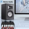Wanjorlay 6 in 1 Out L/R Stereo Audio Switcher with