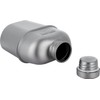 Explorer Bear Black Titanium Canteen Set, 1100ml + 700ml Cup