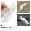 OHPHCALL Stainless Steel Multi-functional Beard Comb Pocket Hair Comb for