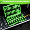 SUNHZMCKP 39Pcs Magnetic Nut Driver Set for Impact Drill, Metric