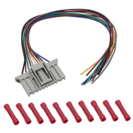 OTOTEC 10 Pin Car Light Wiring Harness Connector Repair Kit 71745167 Body Computer Control Unit Light Wiring Harness Compatible with Fiat Panda 169 and Panda Van 169