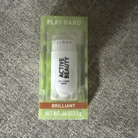 Lique Active Beauty Lip + Cheek Balm Resilient .49oz New Sealed