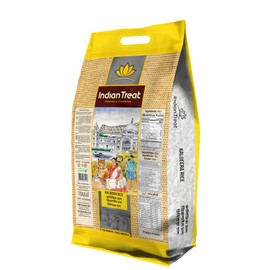 Indian Treat Kalijeera Rice 10 Lbs (4.54 Kg) | Traditional Aromatic Rice | Essence of Excellence | Aromatic, Slightly Sticky, Short Grain White grains from Bengal – Kheer, Kasala – Vegan, Gluten-Free, Non-GMO – Raw – 10lb Bag | Product of India