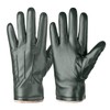 Winter PU Leather Gloves For Men, Warm Thermal Touchscreen Texting
