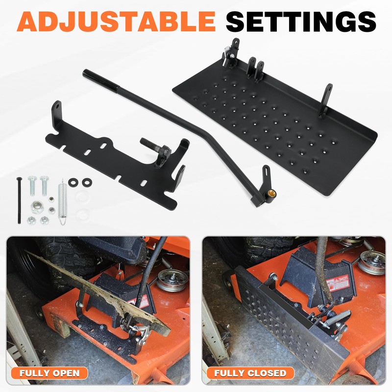ACS6000B Mower Chute Blocker Discharge Shield Compatible with Bad Boy