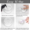 Airless Pump Jars Refillable Cosmetic Moisturizer Pump Botttles Travel Size