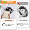 4-Piece Medium Durable Organic Cotton Mesh Laundry Bags with Sturdy