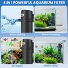 BlueYu - Aquarium Filter for 10-30 Gallon Tank, Submersible Fish