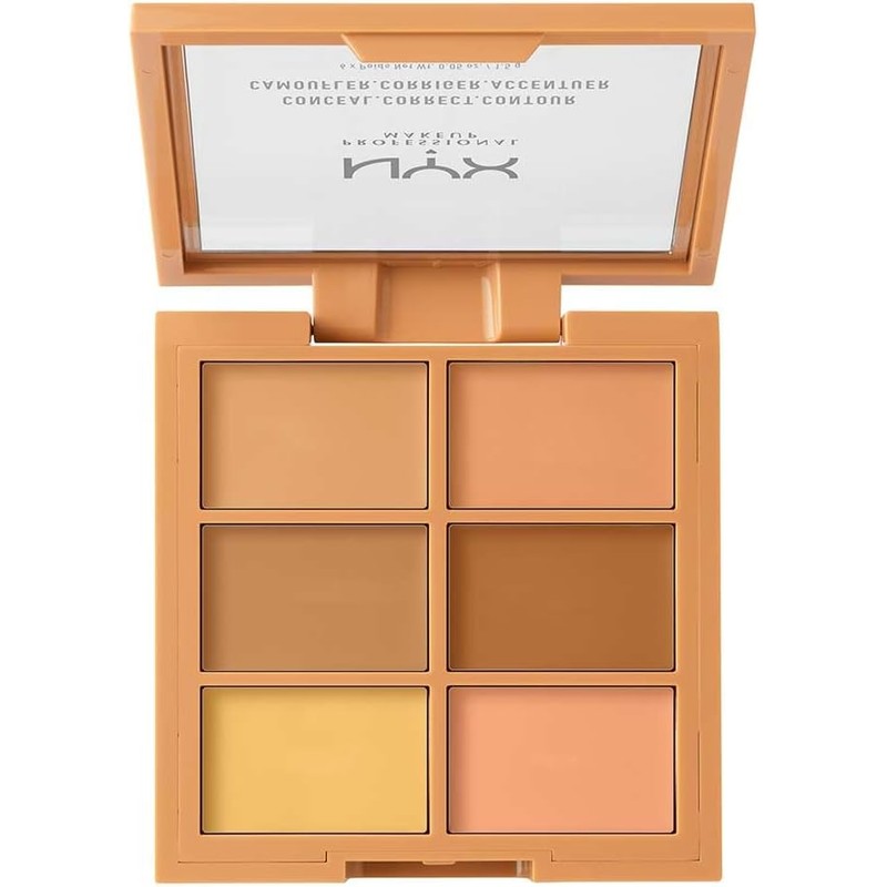 Nyx Professional Makeup, Paleta de correctores, Tono Medium
