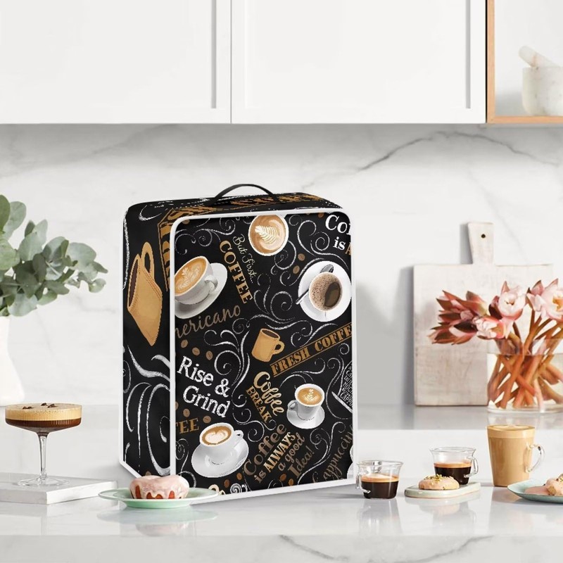Psesaysky Coffee Maker Cover Kitchen Appliance Covers Dust Cover Waterproof