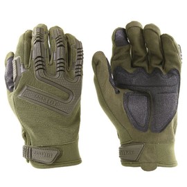 Copytec Commando Tactical Gloves Olive Biker Protection with Protectors #16070, Size: M, Colour: Olive