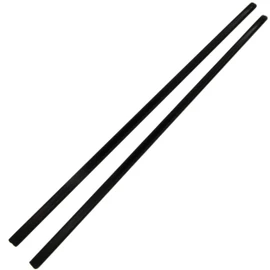 Camila Paris AD27/2 French Twist Stick Clip Pins, Set of 2 Black, Girls Hair Pins for Spiral Updo, Fashion Flexible Durable and Styling Hair Accessories for Women, Made in France with Cellulose