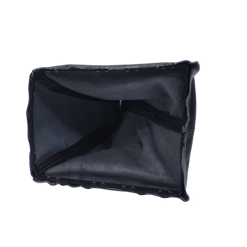 SHLPDFM Gear Stick Gaiter + Handbrake Gaiter Genuine Leather Black