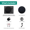 Electrohome Montrose Vinyl Record Player 2-Speed Belt-Drive Turntable, with Audio-Technica