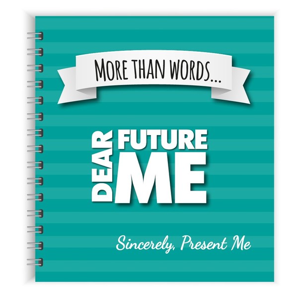 WonderLand Makers - Dear Future Me - Journal Notebook & Scrapbook - Letters to My Future Self - Life Planner - Paste Photos & Stickers - Remember Forever Memory Book
