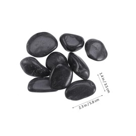 Totority 10pcs Hand Painted Rocks DIY Polishing Pebbles for Creative Drawing Painted Stones for Art Projects and Outdoor Fun Smooth Surface Ready for Painting