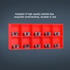 10pcs CNC Carbide Tips Inserts Blade Cutter Lathe Turning Tool