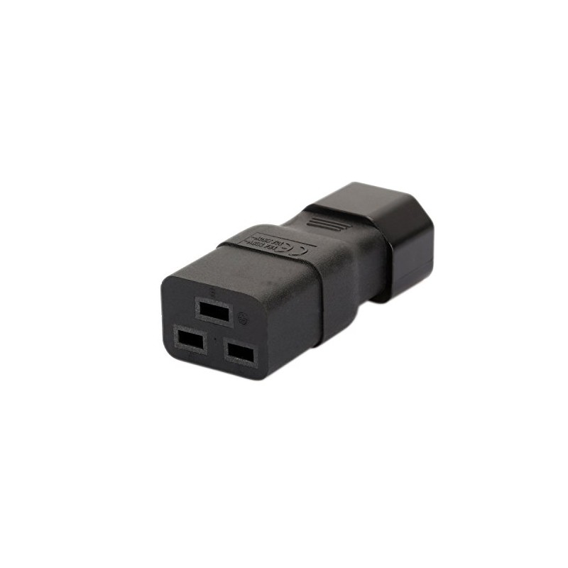 Strhowill IEC320 Male C14 to Female C19 AC Adapter, 15A/250V,