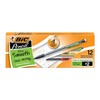BIC MP11 Xtra-Life Mechanical Pencil, 0.7mm, Clear, Dozen