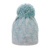 Sterntaler Baby Girls' Knitted Hat, silver mel.