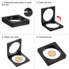 PATIKIL 3.5" x 3.5" 3D Floating Display Case, 3 Pack