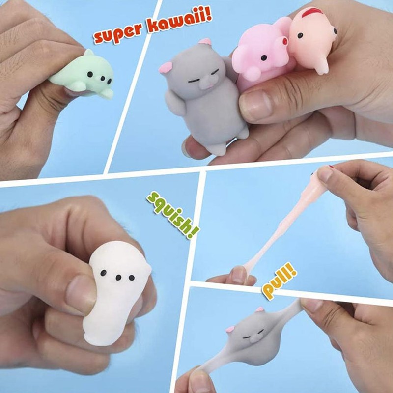 Mini Animal Squeezing Toy Kawaii Cute Soft Decompression Toy for