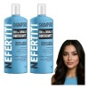 Kit 2 Pzas Shampoo Nefertiti Cola De Caballo Fortificante 1l