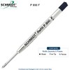 6 Pack - Refill Black-P900-Fine Tip Schmidt Parker Style Ballpoint