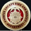 Handmade FAIRFAX COUNTY (VA) FIRE & RESCUE BADGE