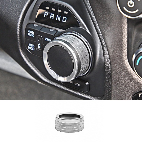 SQQP Aluminum Center Console 4WD Switch Knob Button Cover Trim