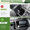 Qyebbk 2PCS Center Console Organizer for 2010-2024 Toyota 4Runner Insert